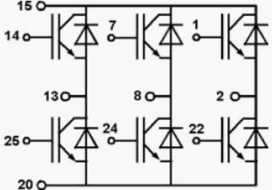 Расположение выводов SK13GD063