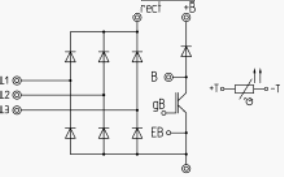 Типовая схема включения SKiiP28ANB16V2